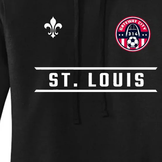 St. Louis 314 Area Code Classic Gateway Women's Pullover Hoodie