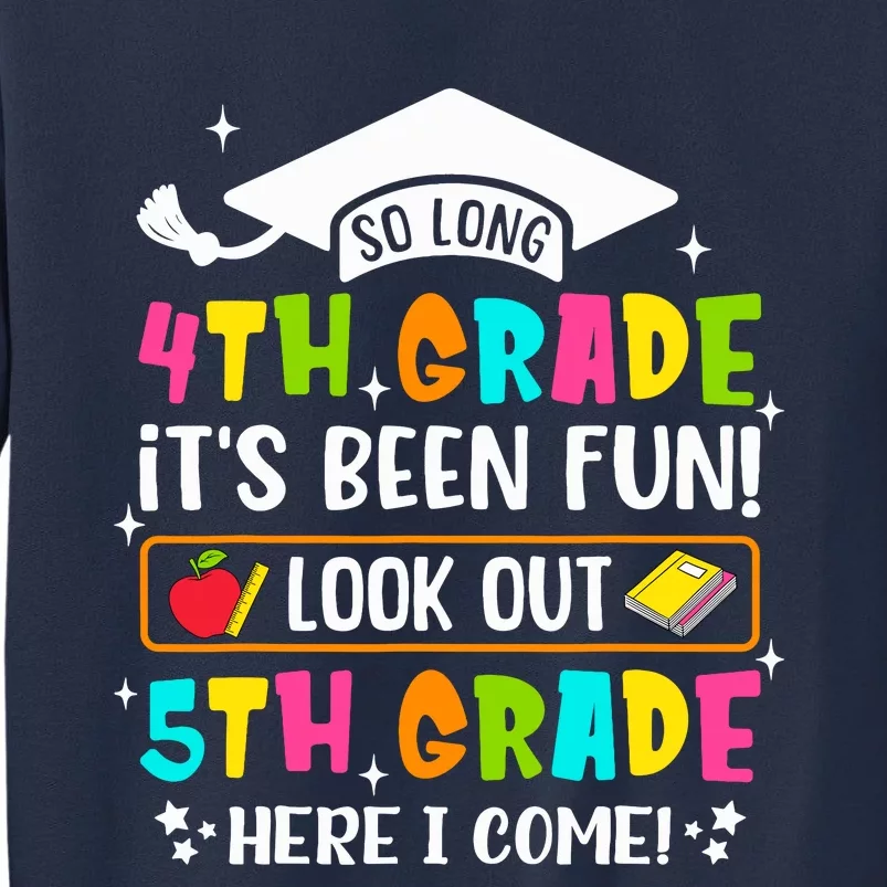 So Long 4th Grade Graduation 5th Grade Here I Come Teacher Sweatshirt