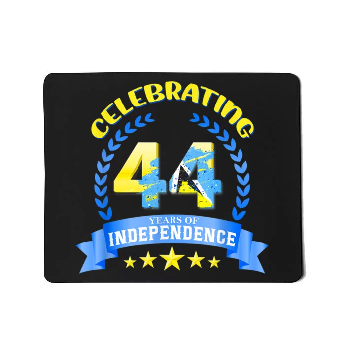 St. Lucia 44th Independence Souvenir For Men And Women Mousepad