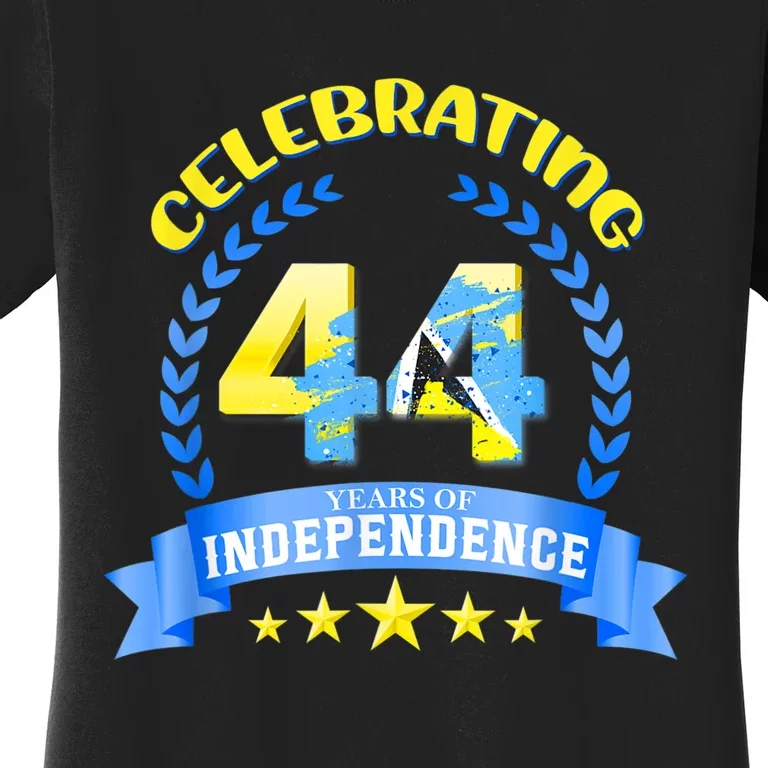 St. Lucia 44th Independence Souvenir For Men And Women Women's T-Shirt