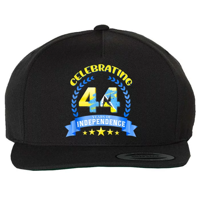 St. Lucia 44th Independence Souvenir For Men And Women Wool Snapback Cap