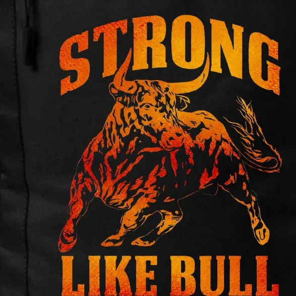 Strong Like A Bull Powerlifting Bodybuilding Daily Commute Backpack