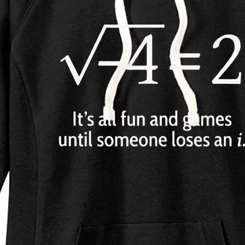 Someone Loses An I Funny Math Women's Fleece Hoodie