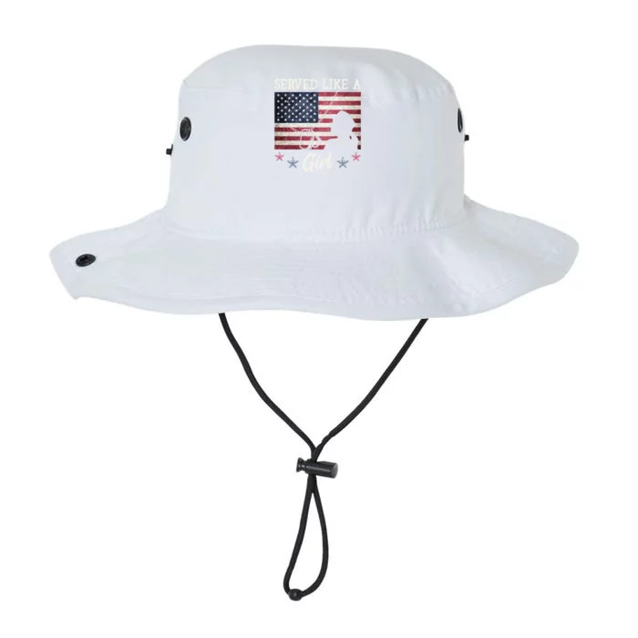 Served Like A Female Veterans Day Gift Legacy Cool Fit Booney Bucket Hat