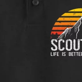 Scout Life And Life Is Better As A Scout Scouting Dry Zone Grid Performance Polo