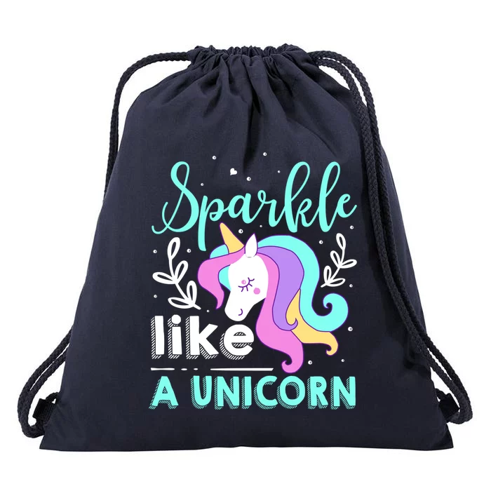 Sparkle Like A Unicorn Gift Drawstring Bag