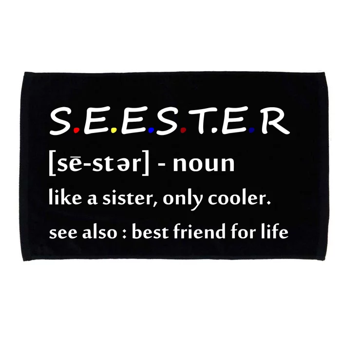 Seester Like A Sister Only Cooler Microfiber Hand Towel