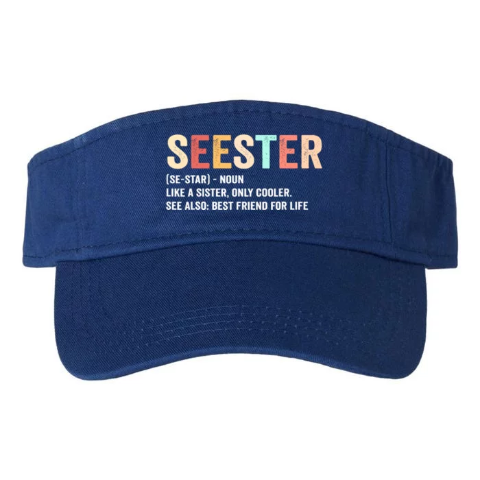 Seester Like A Sister Only Cooler Valucap Bio-Washed Visor