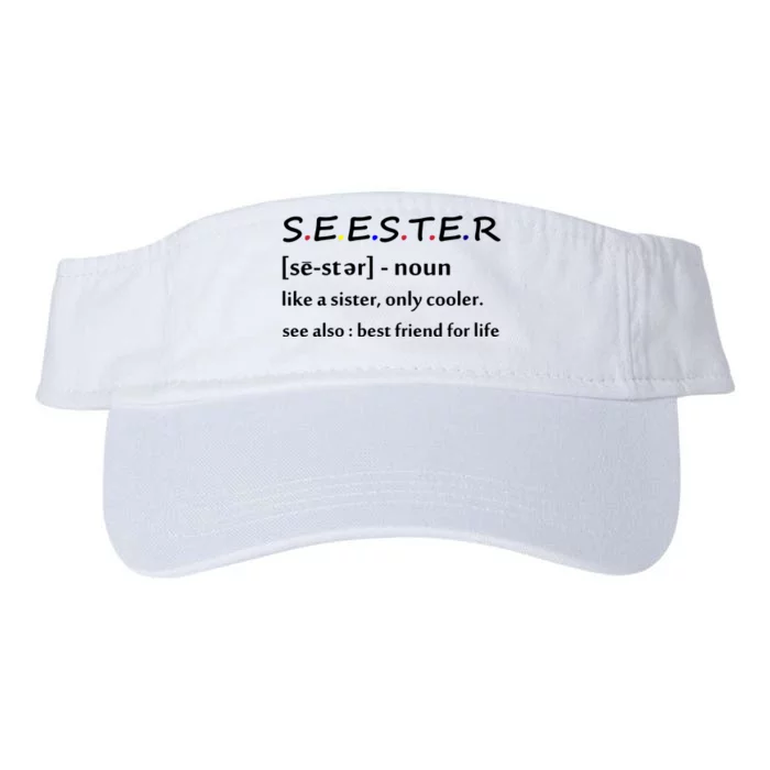 Seester Like A Sister Only Cooler Valucap Bio-Washed Visor