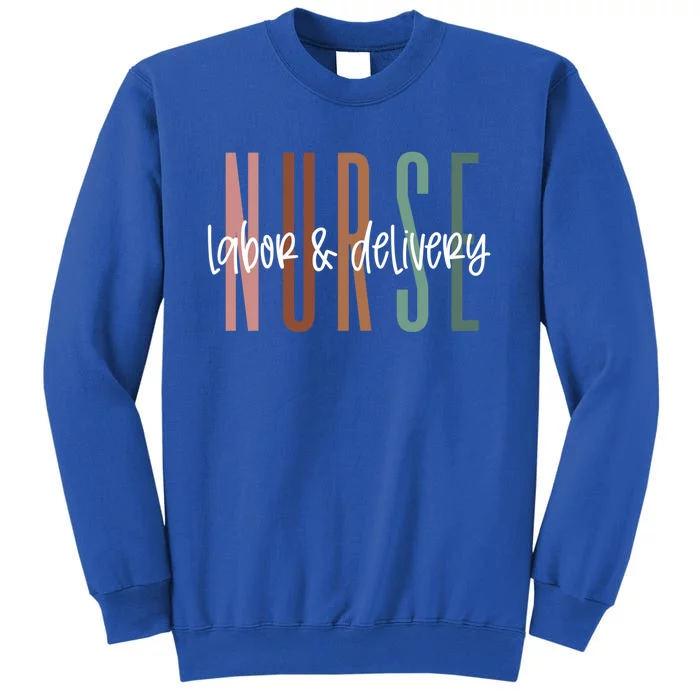 Simple Labor And Delivery Nurse Meaningful Gift L And D Nurse Gift Tall Sweatshirt