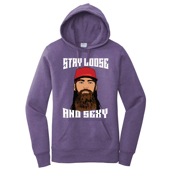 Stay Loose And Sexy Women's Pullover Hoodie