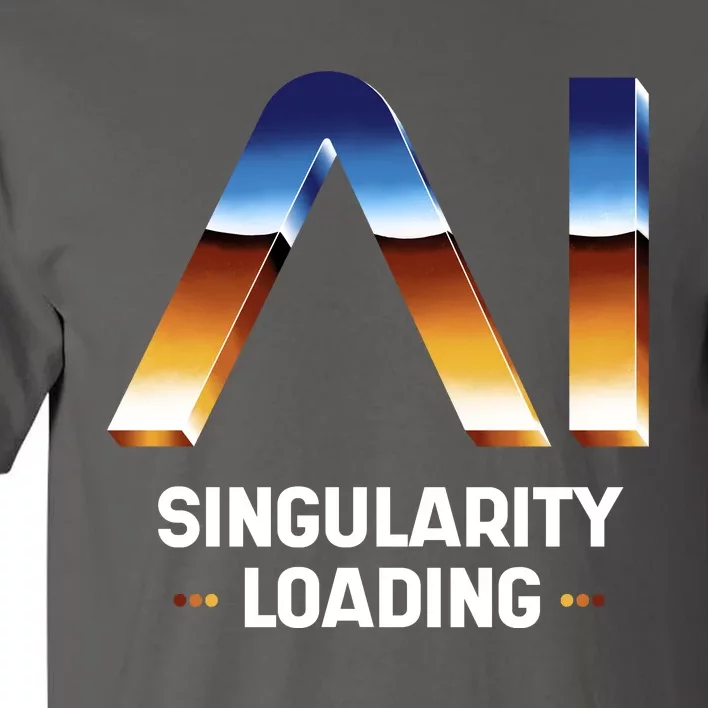 Singularity Loading AI Artificial Intelligence Tall T-Shirt