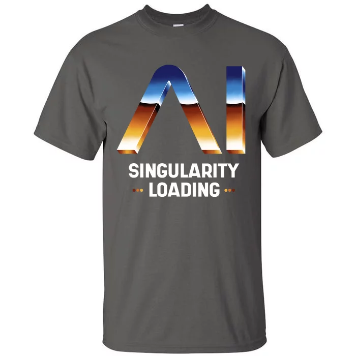 Singularity Loading AI Artificial Intelligence Tall T-Shirt