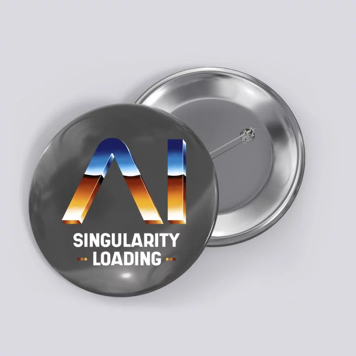 Singularity Loading AI Artificial Intelligence Button