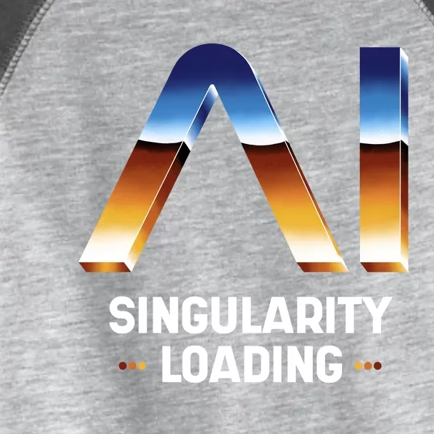 Singularity Loading AI Artificial Intelligence Toddler Fine Jersey T-Shirt