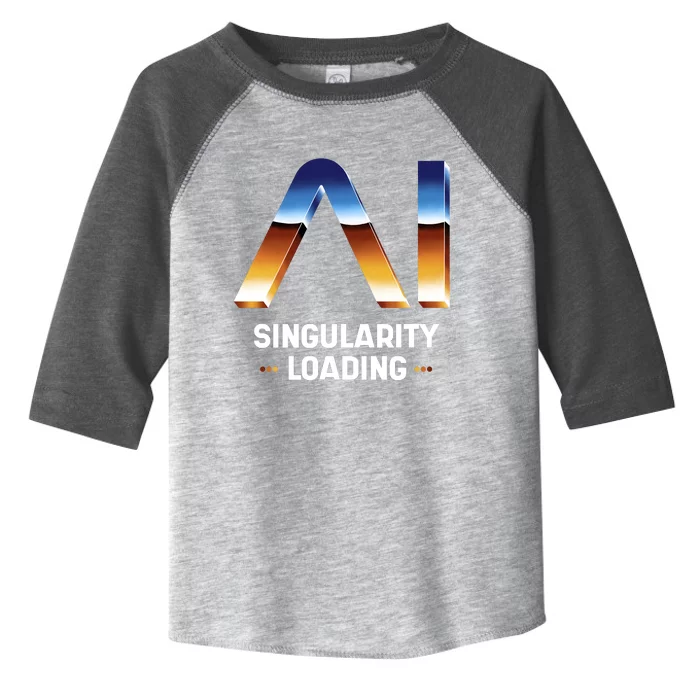 Singularity Loading AI Artificial Intelligence Toddler Fine Jersey T-Shirt