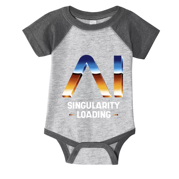 Singularity Loading AI Artificial Intelligence Infant Baby Jersey Bodysuit