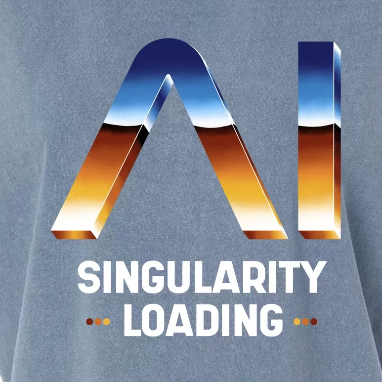 Singularity Loading AI Artificial Intelligence Garment-Dyed Women's Muscle Tee