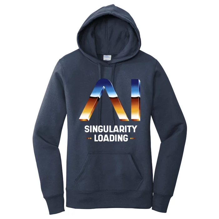 Singularity Loading AI Artificial Intelligence Women's Pullover Hoodie