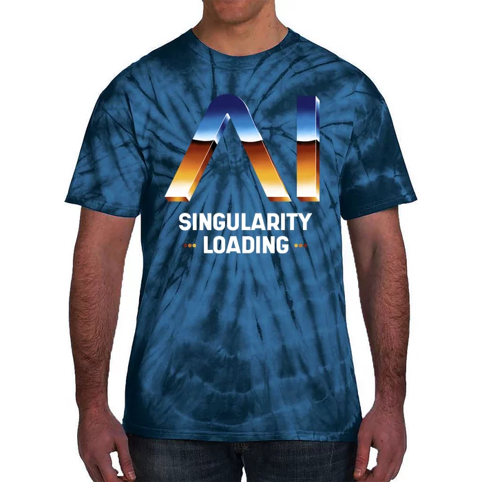 Singularity Loading AI Artificial Intelligence Tie-Dye T-Shirt