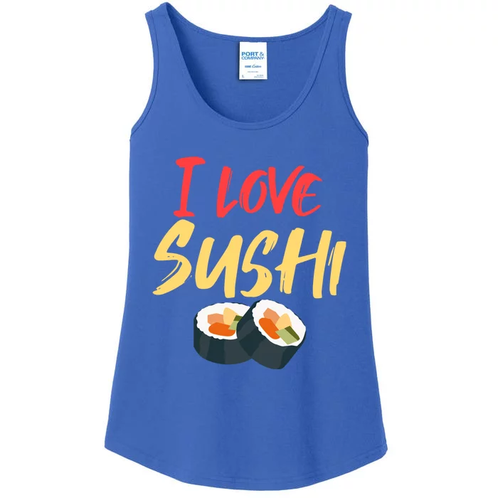 Sushi Lover Addicted To Gift Ladies Essential Tank