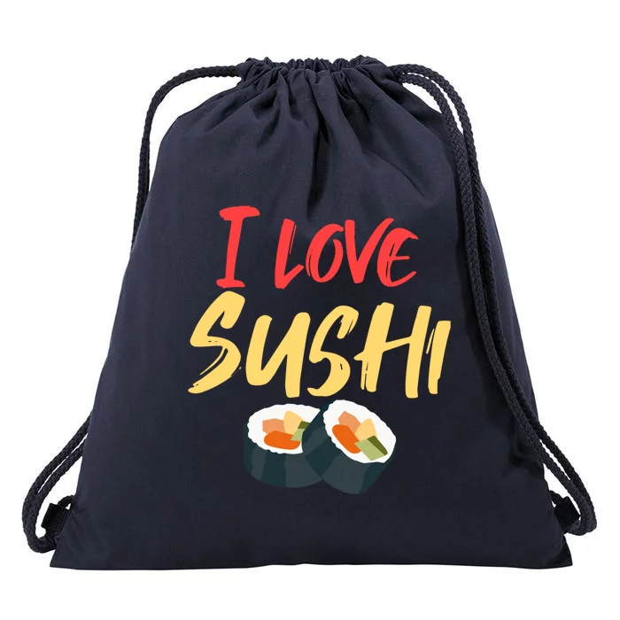 Sushi Lover Addicted To Gift Drawstring Bag