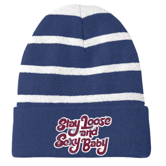 Stay Loose And Sexy Baby Philadelphia Stay Basebal Sexy Loose Striped Beanie with Solid Band