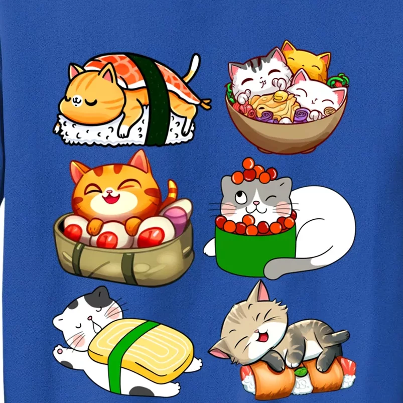 Sushi Lover Anime Cats Lovers Japanese Anime Kawaii Neko Gift Sweatshirt