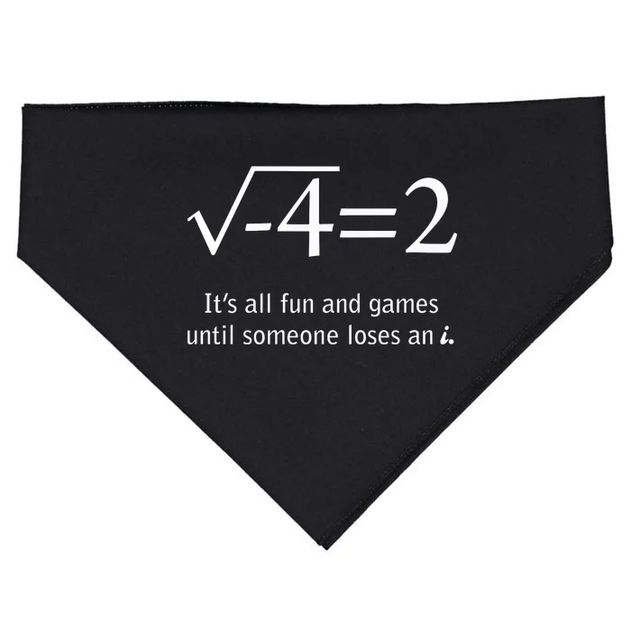 Someone Loses An I Funny Math USA-Made Doggie Bandana