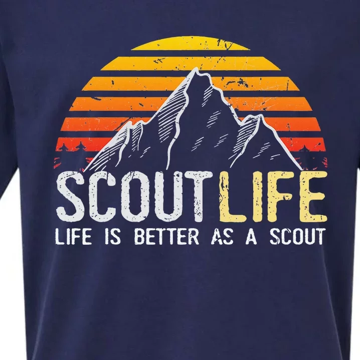 Scout Life and Life Is Better As A Scout Scouting Sueded Cloud Jersey T-Shirt