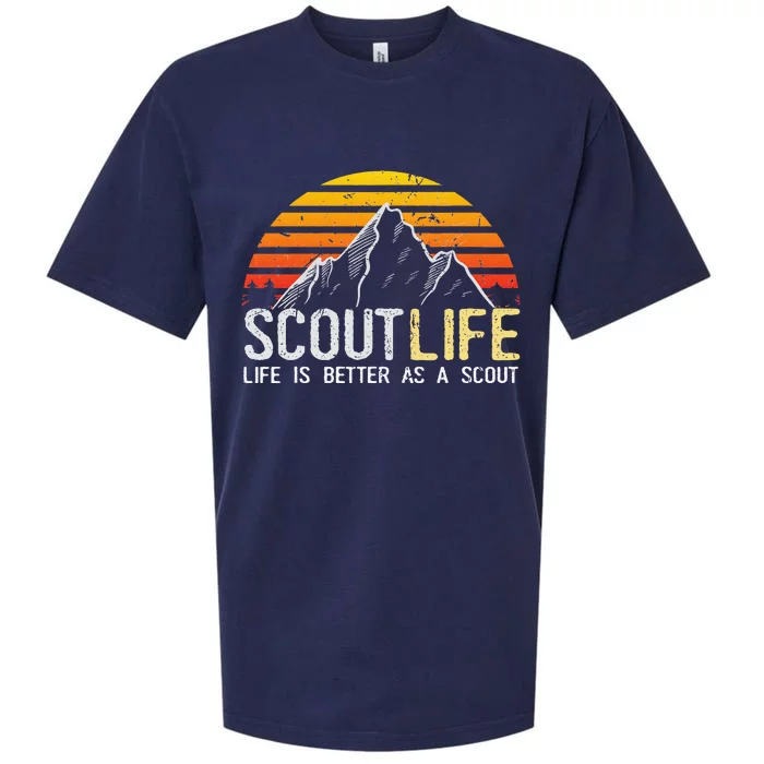 Scout Life and Life Is Better As A Scout Scouting Sueded Cloud Jersey T-Shirt