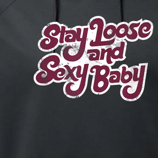 Stay Loose And Sexy Baby Philadelphia Baseball Performance Fleece Hoodie