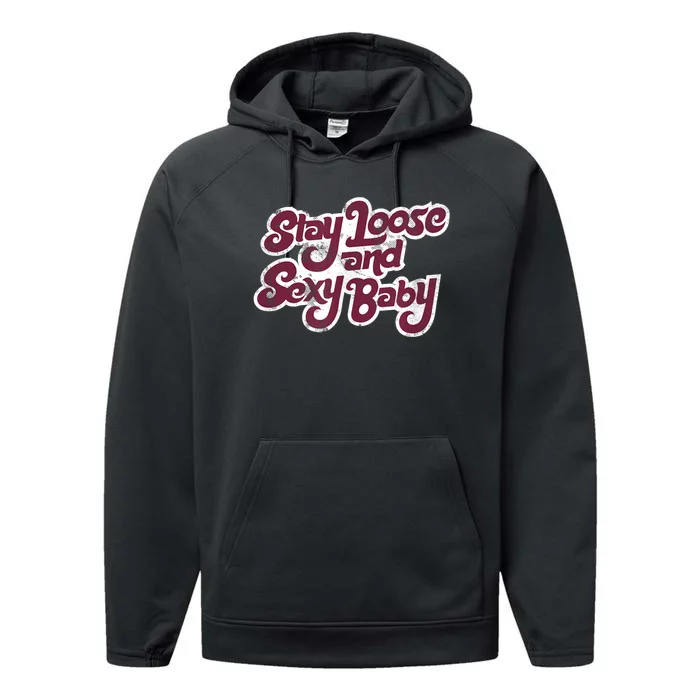 Stay Loose And Sexy Baby Philadelphia Baseball Performance Fleece Hoodie