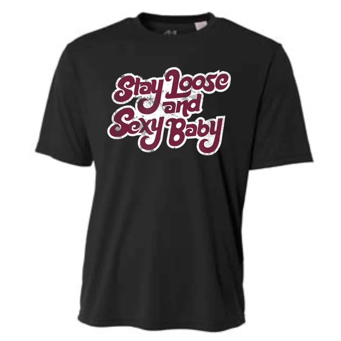 Stay Loose And Sexy Baby Philadelphia Baseball Cooling Performance Crew T-Shirt