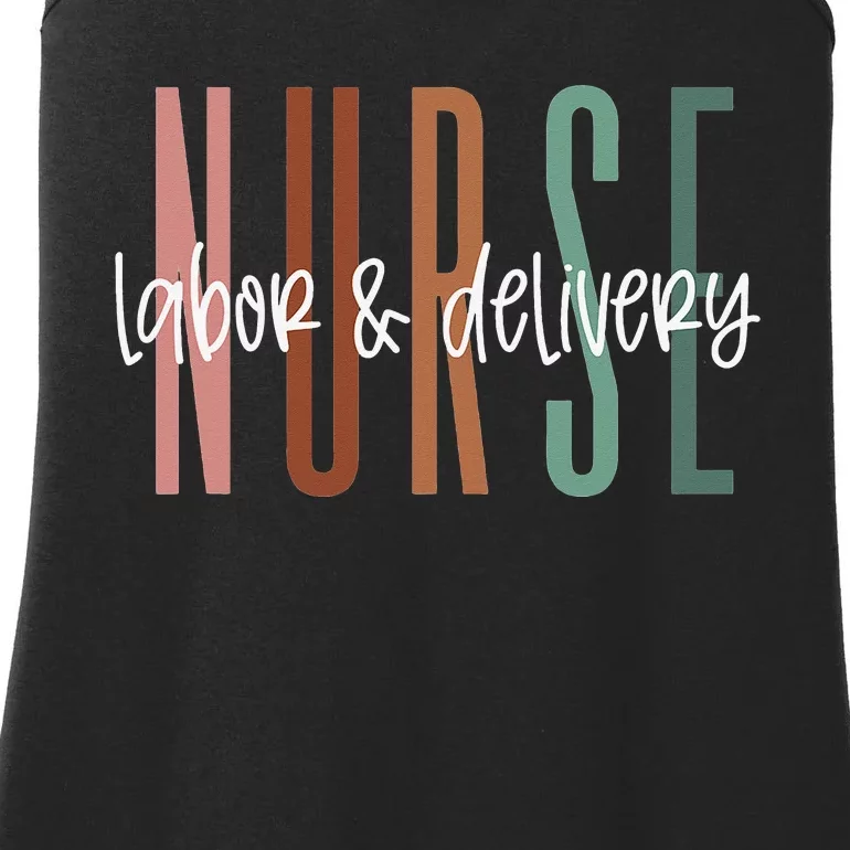 Simple Labor and Delivery Nurse L&D Nurse Ladies Essential Tank