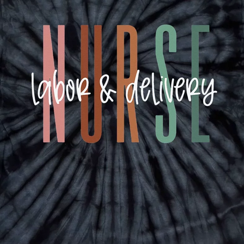 Simple Labor and Delivery Nurse L&D Nurse Tie-Dye T-Shirt