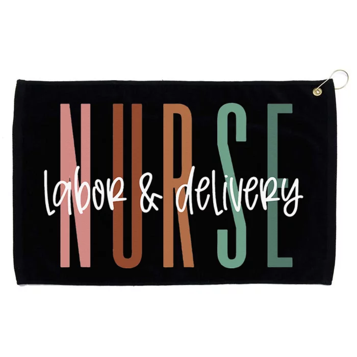 Simple Labor and Delivery Nurse L&D Nurse Grommeted Golf Towel