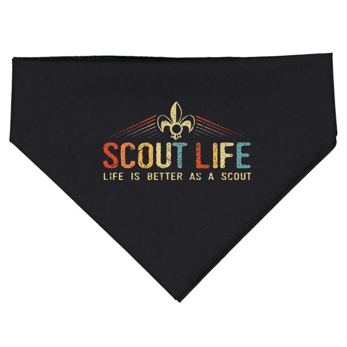 Scout Life And Life Is Better As A Scout USA-Made Doggie Bandana