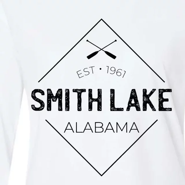 Smith Lake Alabama Womens Cotton Relaxed Long Sleeve T-Shirt