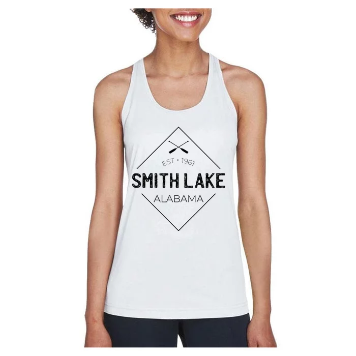 Smith Lake Alabama Women's Racerback Tank