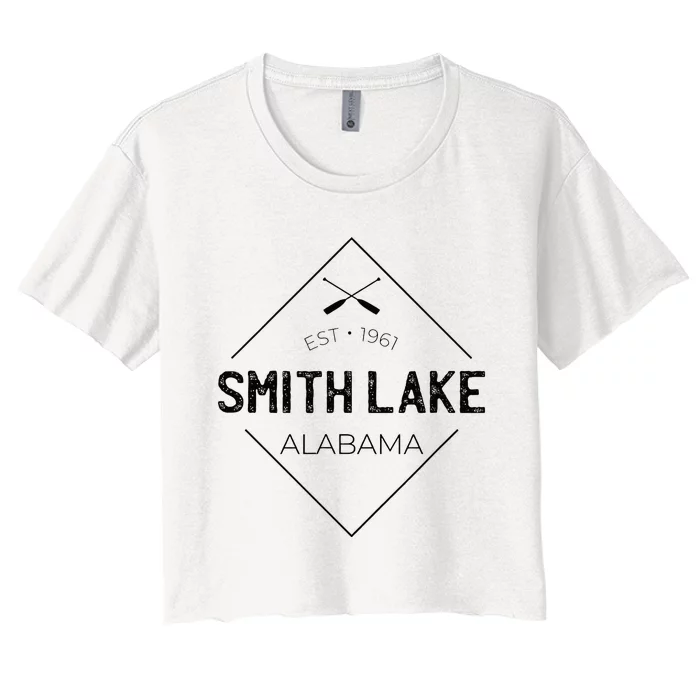 Smith Lake Alabama Women's Crop Top Tee