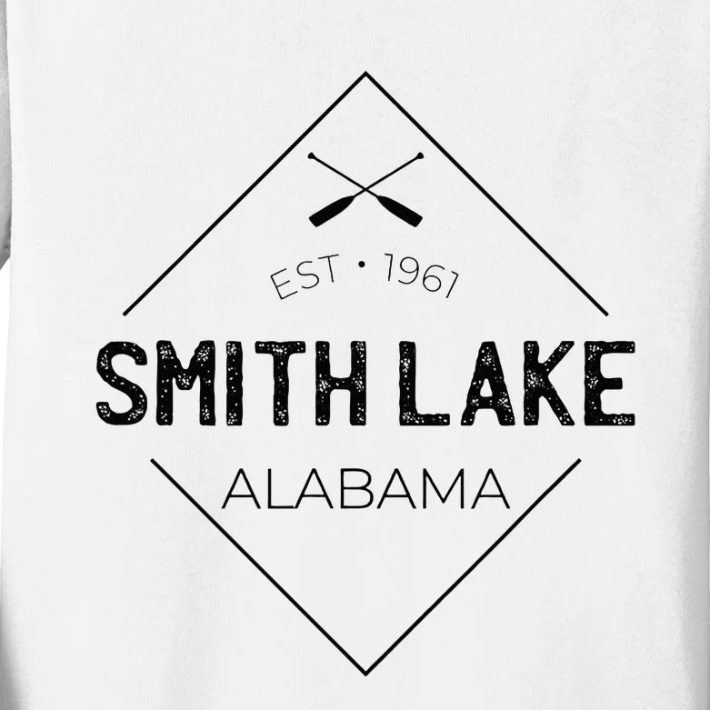 Smith Lake Alabama Kids Long Sleeve Shirt