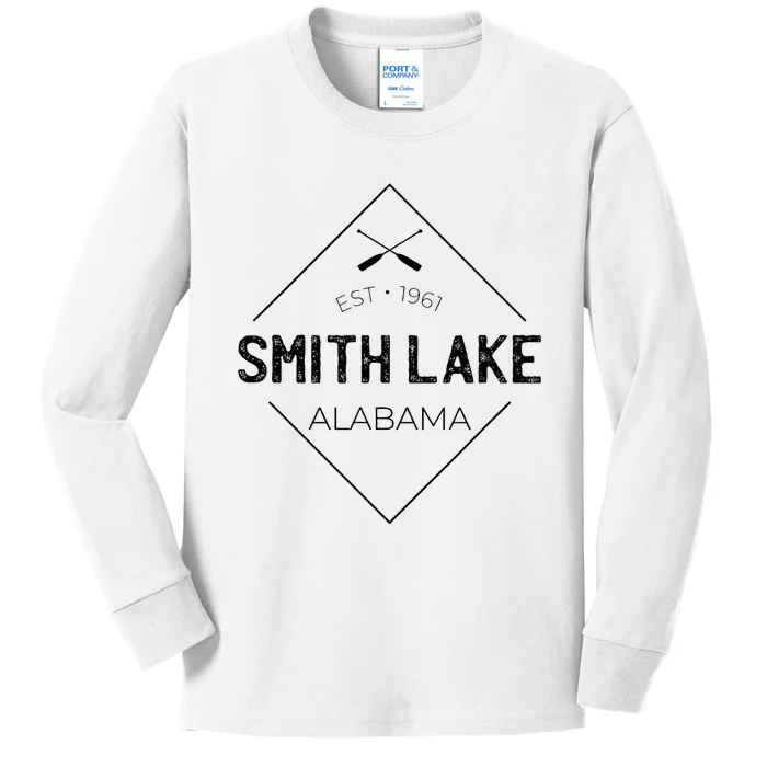 Smith Lake Alabama Kids Long Sleeve Shirt