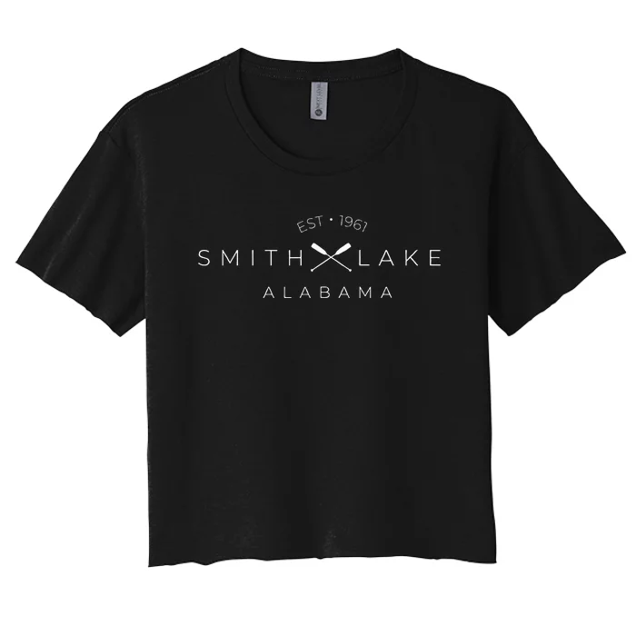 Smith Lake Alabama Women's Crop Top Tee