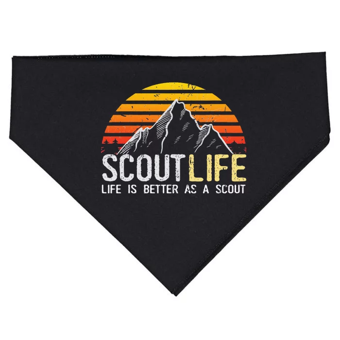 Scout Life and Life Is Better As A Scout USA-Made Doggie Bandana