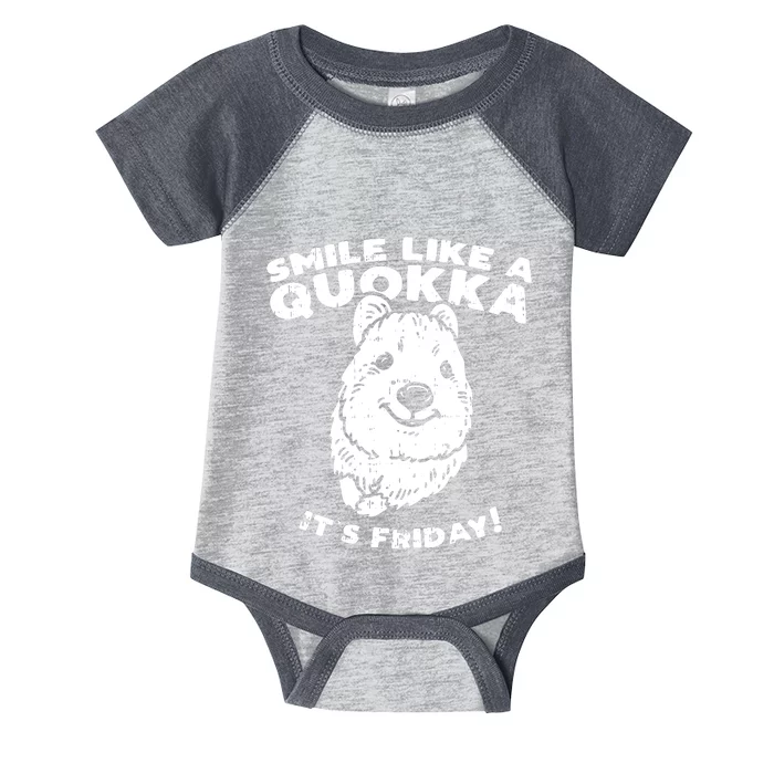 Smile Like A Quokka ItS Friday Infant Baby Jersey Bodysuit