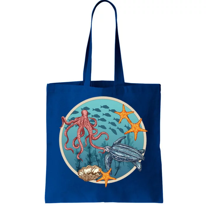 Sea Life Aquarium Cool Marine Tote Bag