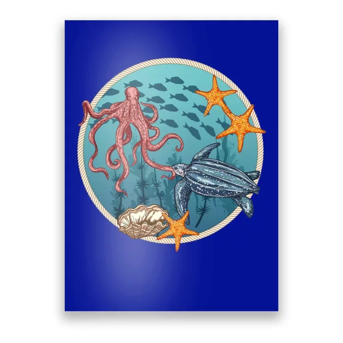 Sea Life Aquarium Cool Marine Poster