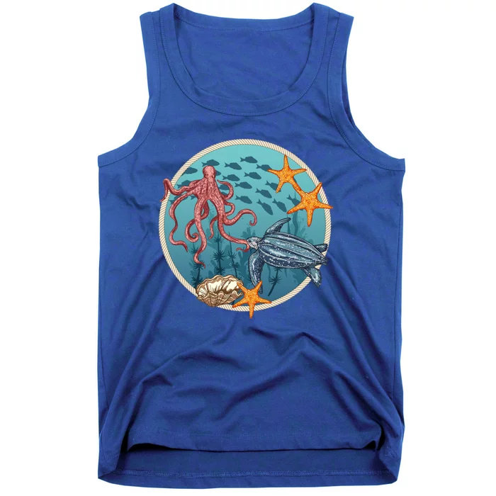 Sea Life Aquarium Cool Marine Tank Top