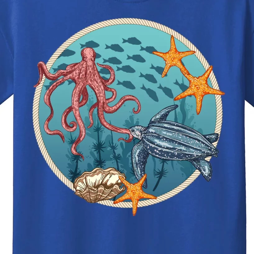 Sea Life Aquarium Cool Marine Kids T-Shirt